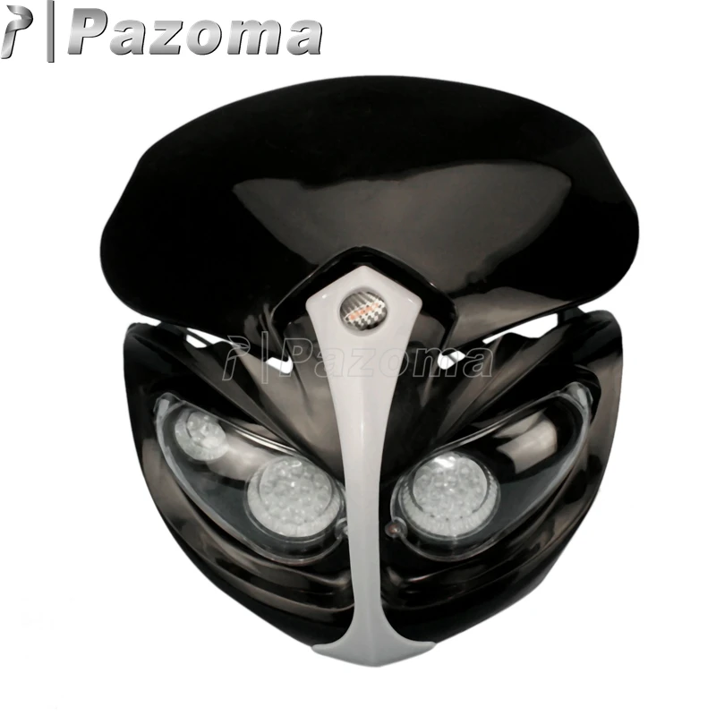 Мотоцикл Pazoma Dirt Bike фара для мотокросса двойной спортивный Honda CR CRF CRM FMX 125 250 450 Suzuki