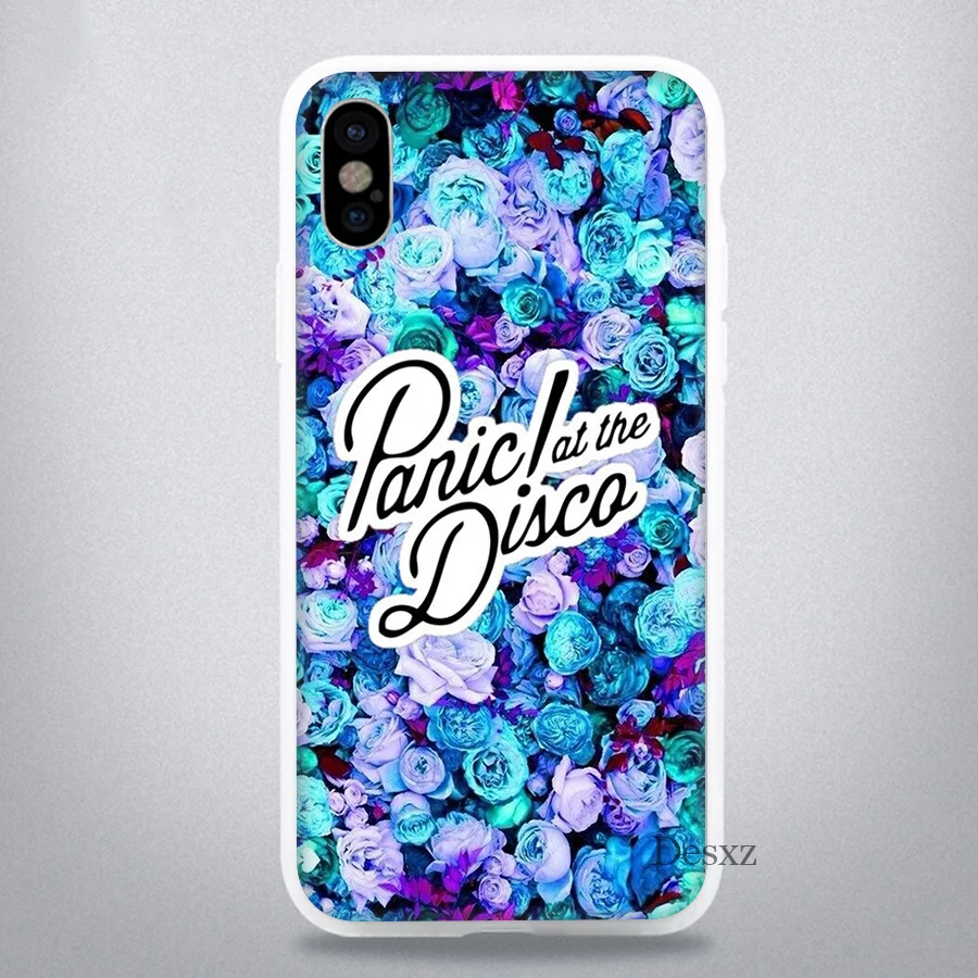 H8 Чехол для телефона iPhone 11 Pro 7 8 6 6s Plus X XR XS Max 5 5S SE чехол Panic At The Disco - Цвет: H8