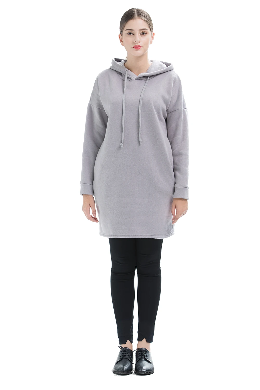 2017 осень зима Для женщин Повседневное из хлопка с длинными рукавами пальто