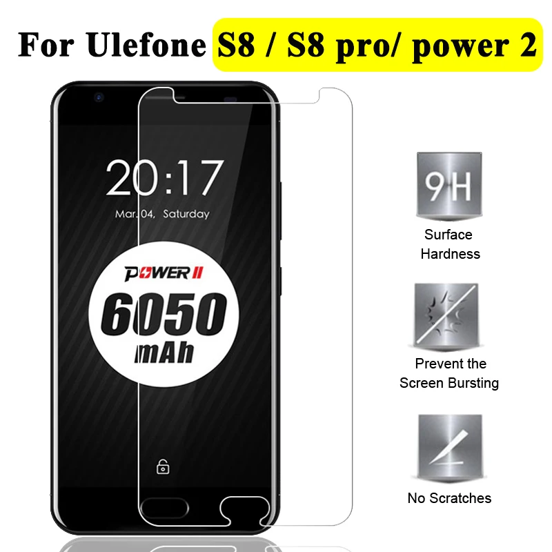 Для Ulefone Power 2 стекло для S8 Pro закаленное s 8 Защитная пленка экрана 9H защитное