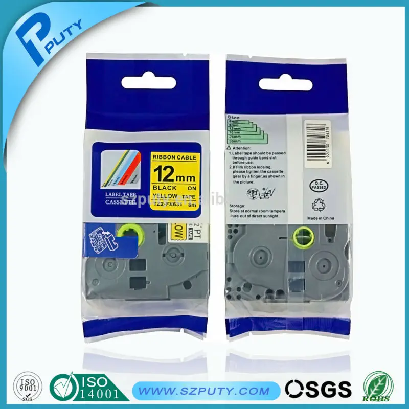 Заводская цена 9 мм гибкие ленты mixied цвета TZ2 FX231 * 3 TZe FX631 2 для P touch