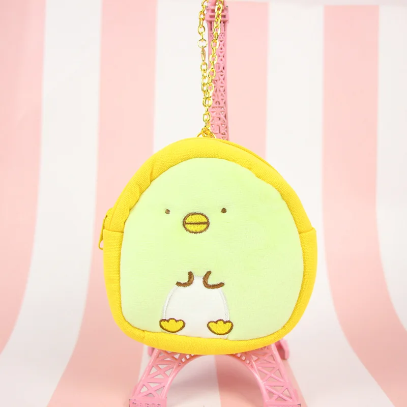 IVYYE Sumikko gurashi плюшевый кошелек мягкая кукольная сумка милый мультфильм пушистые сумки мягкий мини-мешок для игрушек малыш девочка подарок на день рождения Новинка