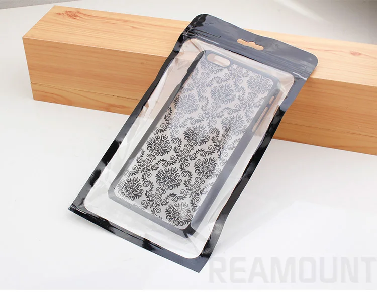 3000 шт пустой прозрачный замок на молнии Розничная упаковка сумка для мобильного