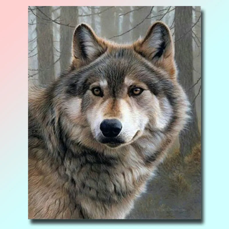 

Diamond painting Wolf