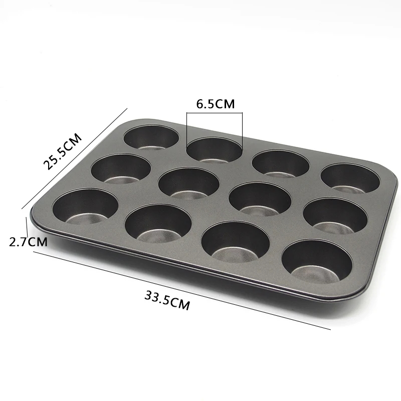 Практичные Инструменты для выпечки сделай сам 12 чашек антипригарная стальная