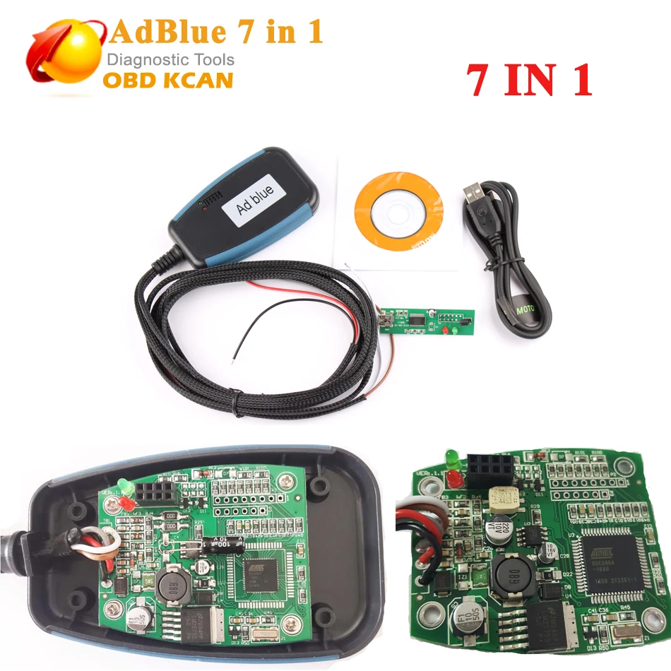 Профессиональный эмулятор 7in1 грузовик инструмент для удаления Adblue 7 в 1 поддержка