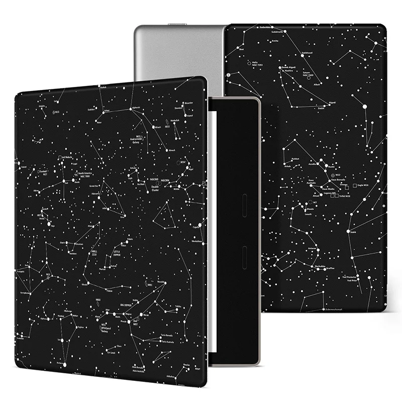 Ультра-тонкий магнитный чехол для " Kindle Oasis 2(выпуск 9th Gen) электронная книга для Kindle Oasis Автоматический Режим сна/пробуждения - Цвет: constellation