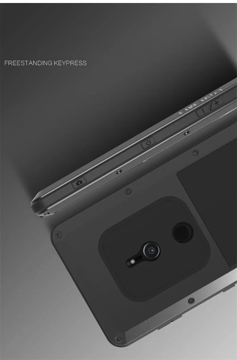 Для sony Xperia XZ2 чехол противоударный алюминиевый металлический полный корпус сверхмощный защитный чехол для sony XZ2 компактный чехол+ стекло Gorilla glass