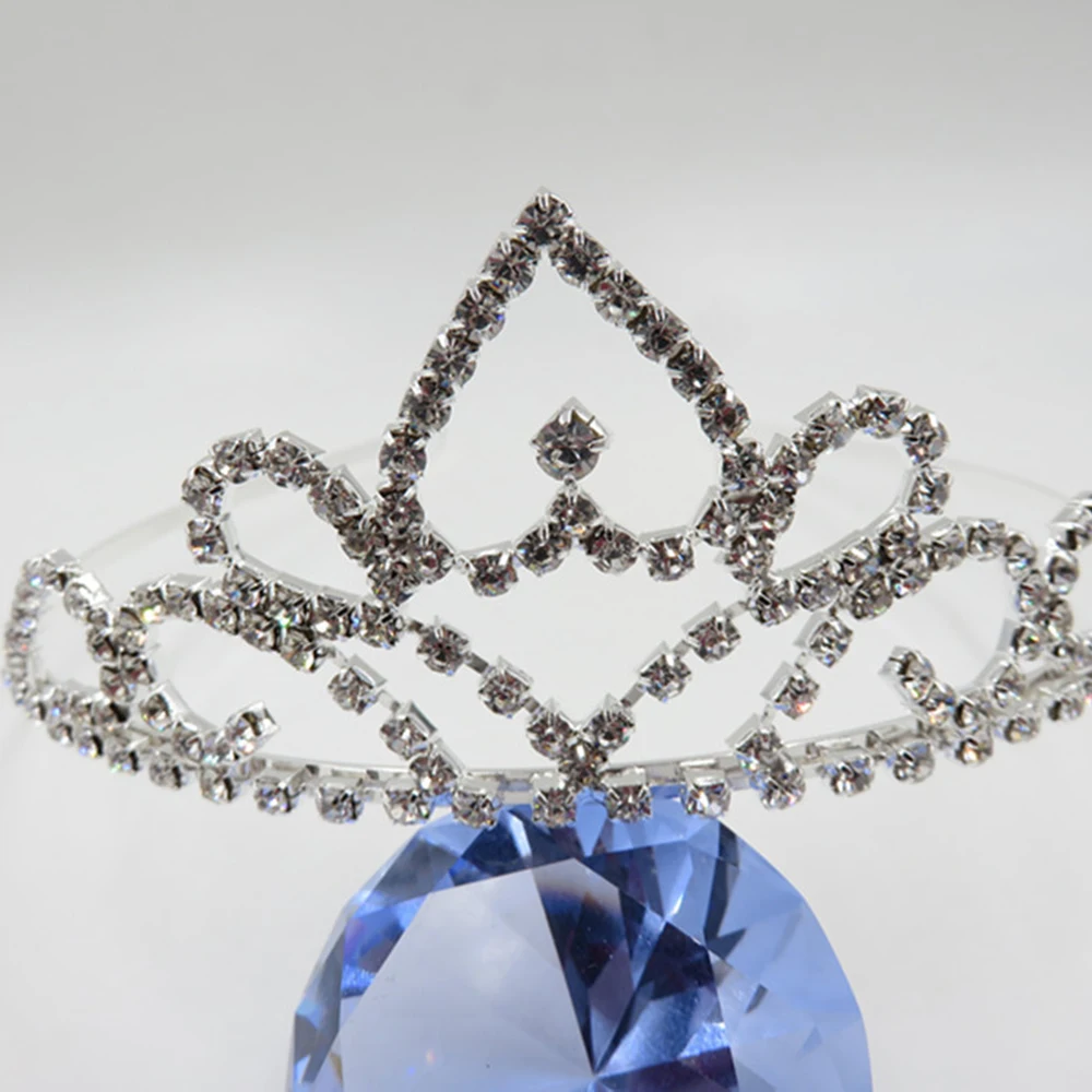 MQUPIN Simple heart Bridal Crowns Handmade Tiaras hairwear Headband Crystal jewelry Queen Crown Wedding Hair Accessories | Украшения и