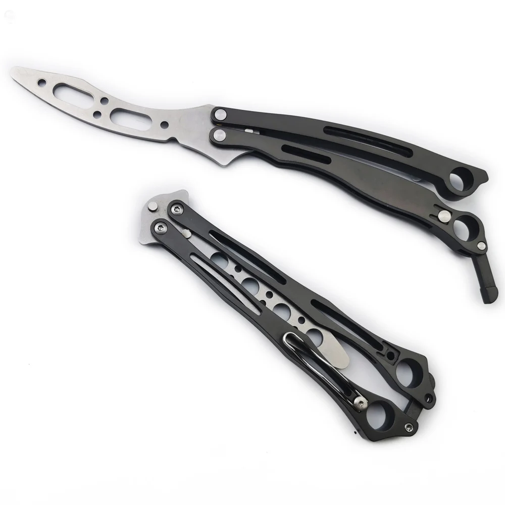 Spyderco бабочка тренировочный нож складное лезвие самообороны не Заостренный