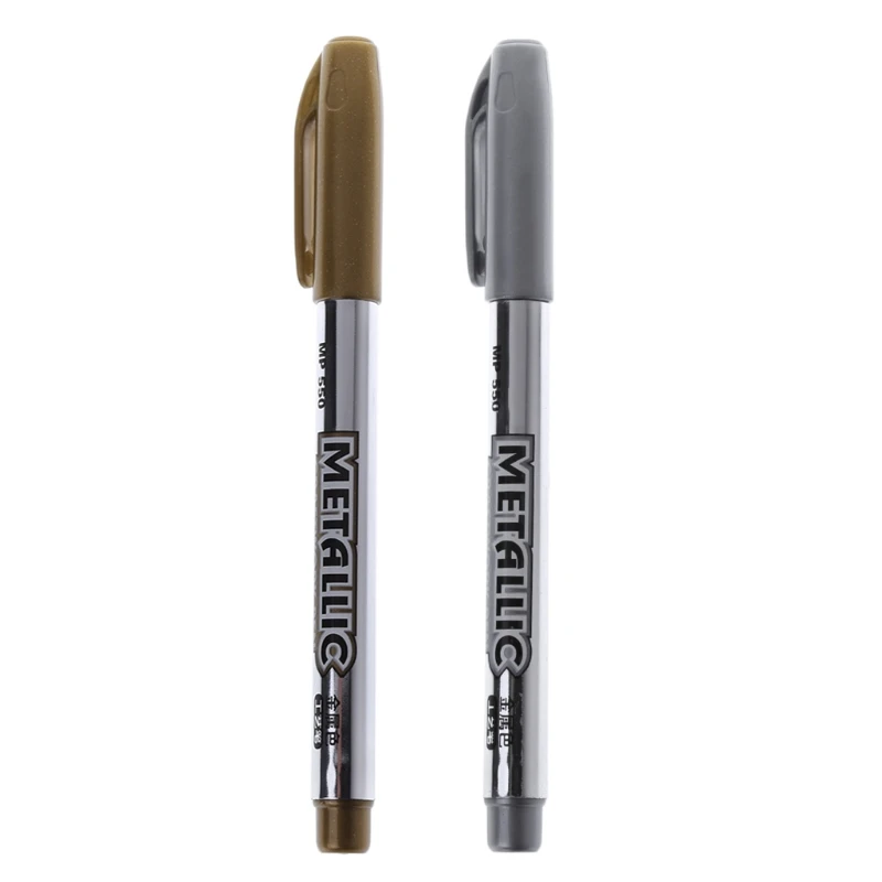 

DIY Metal Waterproof Permanent Paint Marker Pen Student School Supplies 1.5mm