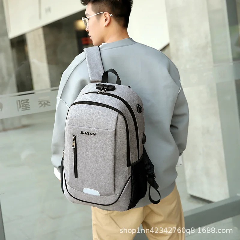 Анти-Вор USB bagpack ноутбук рюкзак для wo Для мужчин школа сумка мальчиков и девочек