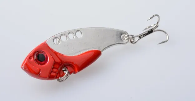 20pcs new Fishing Lure Blade Metal VIB Hard Bait Bass Walleye Crappie 11G 5.5CM Tackle With 8# Hools | Спорт и развлечения
