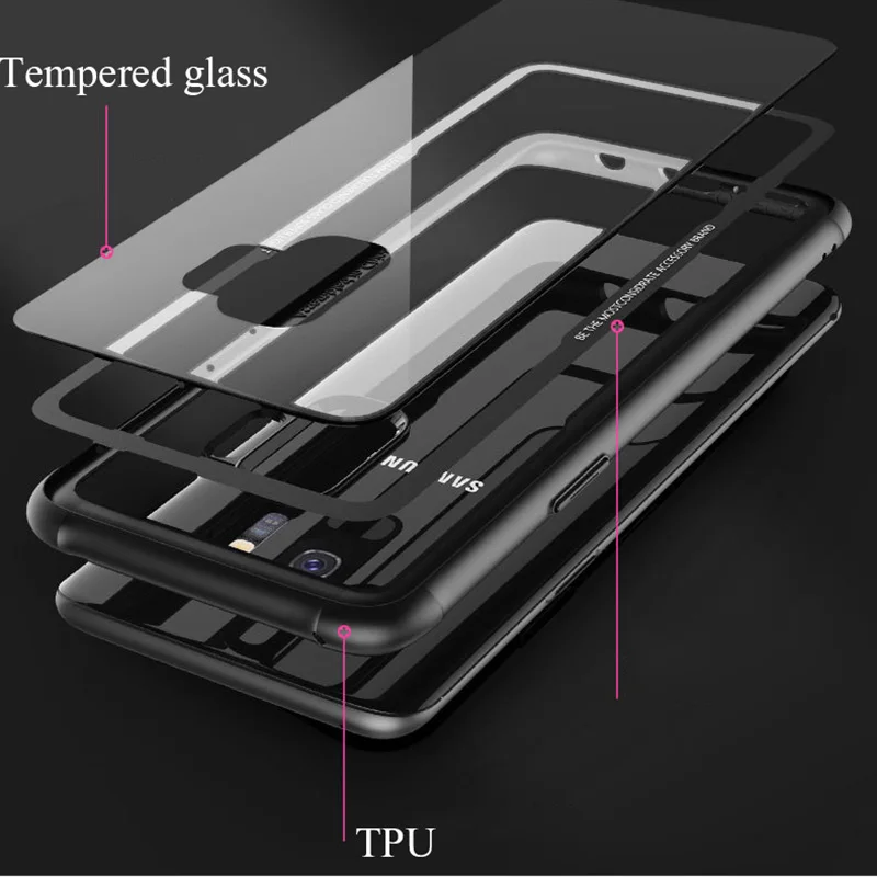 Чехол toraise для samsung Galaxy S9 чехол из прозрачного стекла силиконовая Задняя накладка