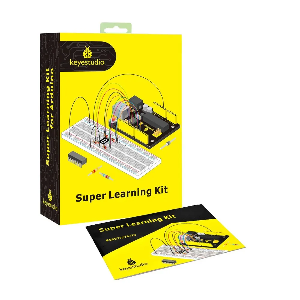 Keyestudio супер стартовый набор/Обучающий набор(UNO R3) для Arduino UNO R3 проектов с подарочной коробкой+ 32 проекта+ Руководство пользователя+ PDF(онлайн