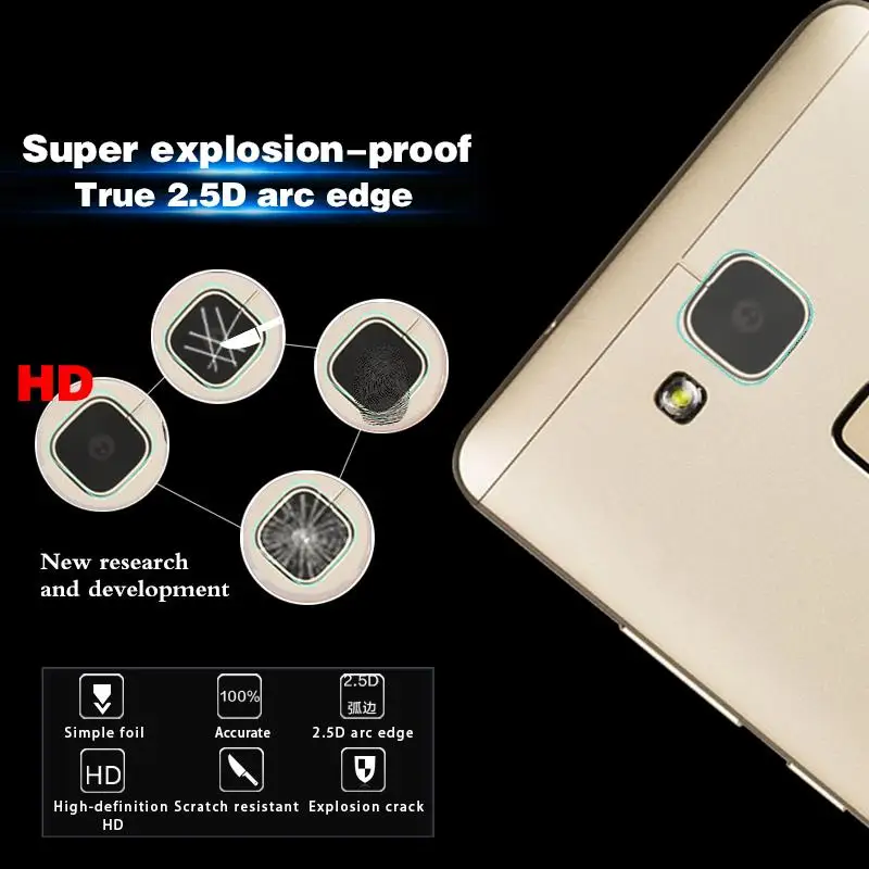 Задняя камера объектив из закаленного стекла пленка для Huawei Mate 7 6 0 &quotЗадняя