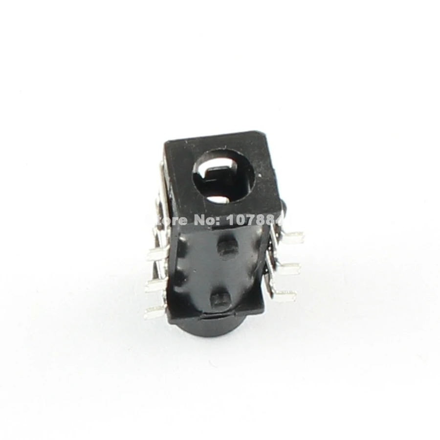 50 шт. 3 5 мм Женский аудио разъем SMT 6 Pin для стереонаушников PJ313D|jack audio connector|jack connector