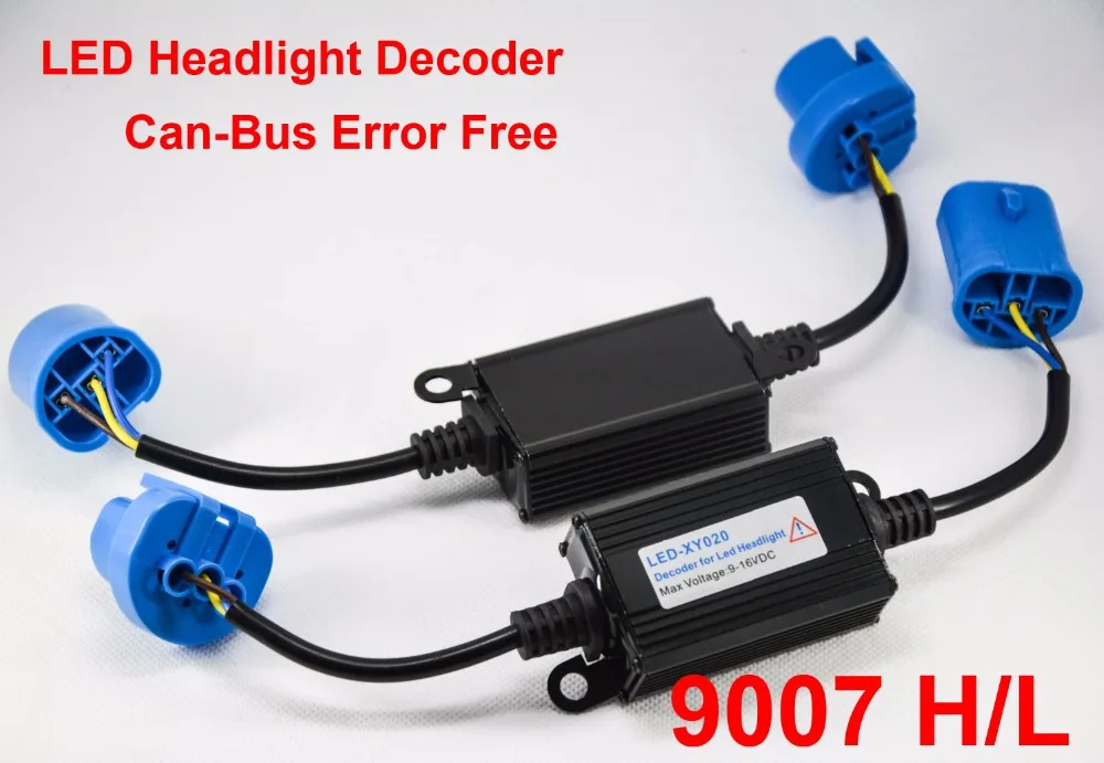 1 пара 9007 HB5 Автомобильный светодиодный комплект для переоборудования фар Canbus