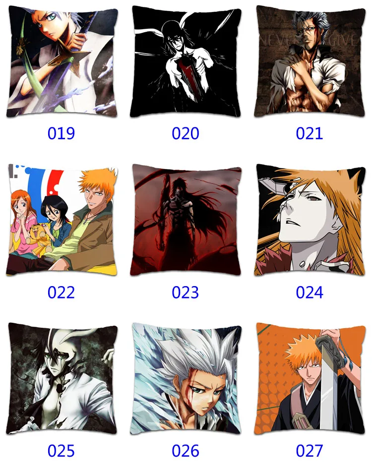 Новый двухсторонний чехол с аниме рисунком отбеливатель Kurosaki ichigo наволочка для