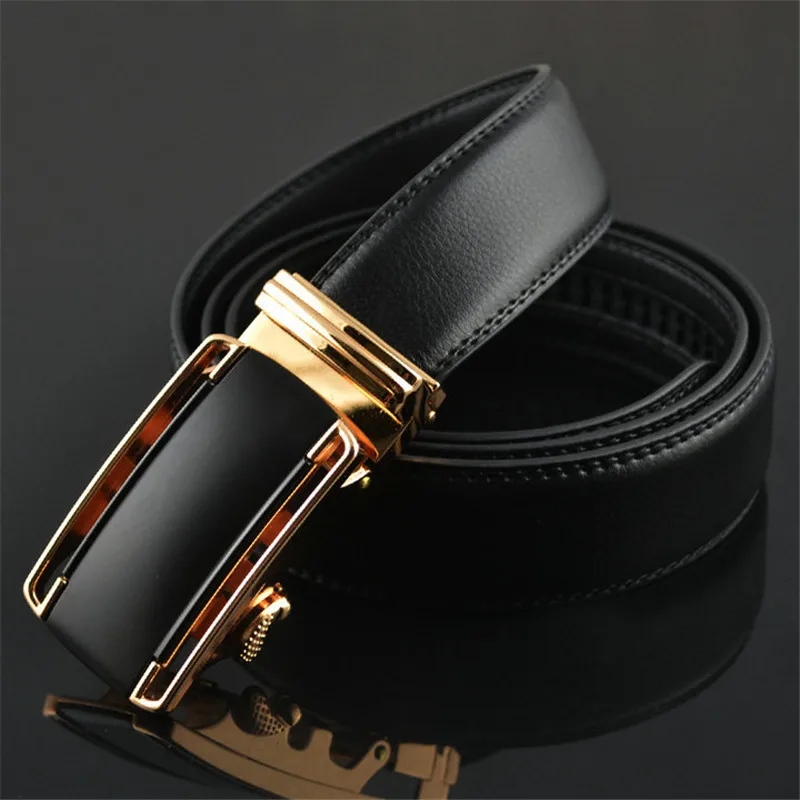 Ремень автоматическая пряжка ремень модельер кожаный ремешок мужской