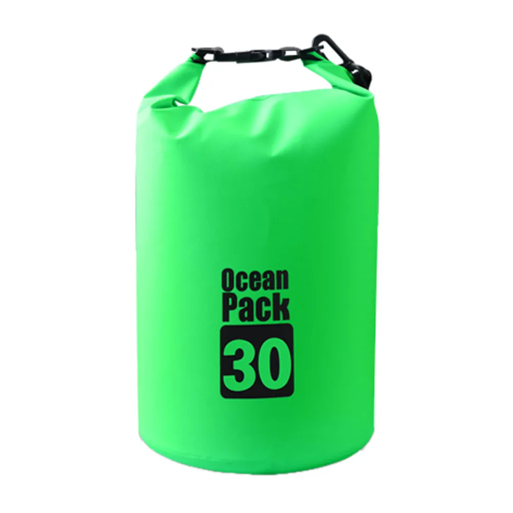 30L Горячая Распродажа 2L-30L водонепроницаемые сумки для хранения сухих мешков сумка для каноэ каяк Рафтинг Спорт на открытом воздухе плавательные сумки дорожный набор рюкзак - Цвет: 30L