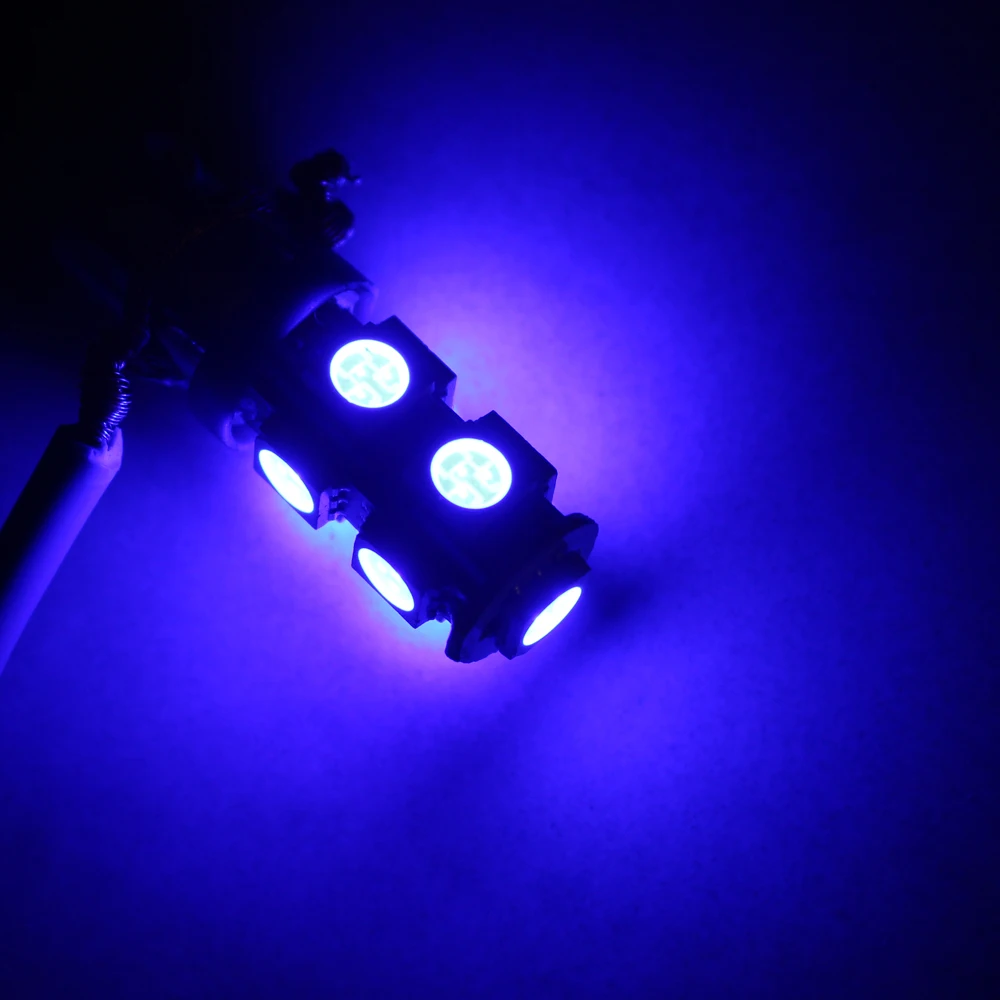200 штук Ba9s 1895 57 T4W 182 1445 белый 9 5050 SMD LED автомобилей боковой хвост лампа 12 В|car light|bulb