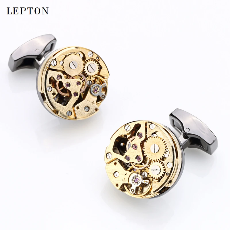 Новейшая модель золотистого цвета запонки для часов подвижная нержавеющая сталь