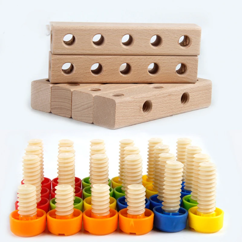 Деревянный сборный набор инструментов многофункциональная гайка разборка