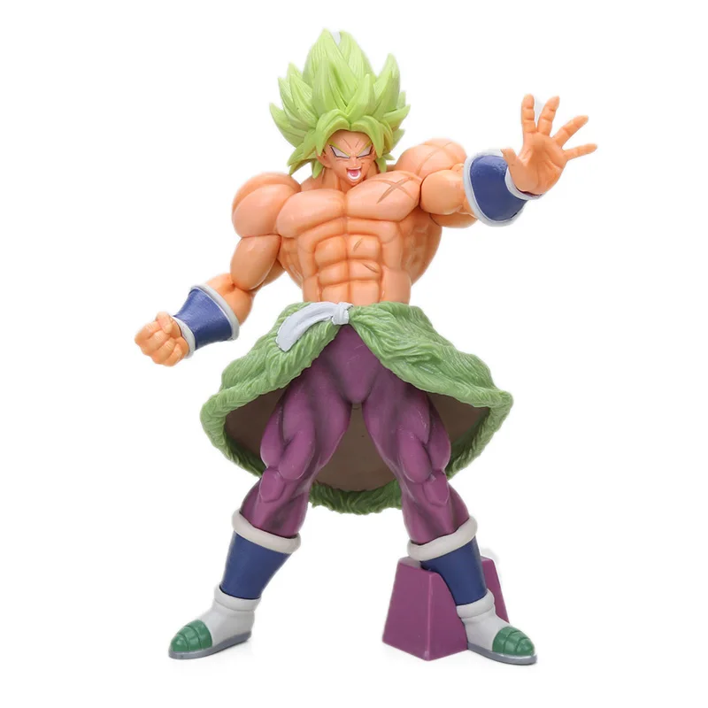32cm blue broly opp Мастер звезды кусок 23-34 см манга размеры Dragon Ball Z Вегета Сон Гоку сон Гохан ПВХ фигурка MSP модель куклы бриквидс - Цвет: 32cm blue broly opp