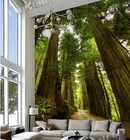 Пользовательские 5d Papel фрески большой дерево лес 3d фото фрески обои для Гостиная ТВ диван фон 3d настенные фотообои бумага