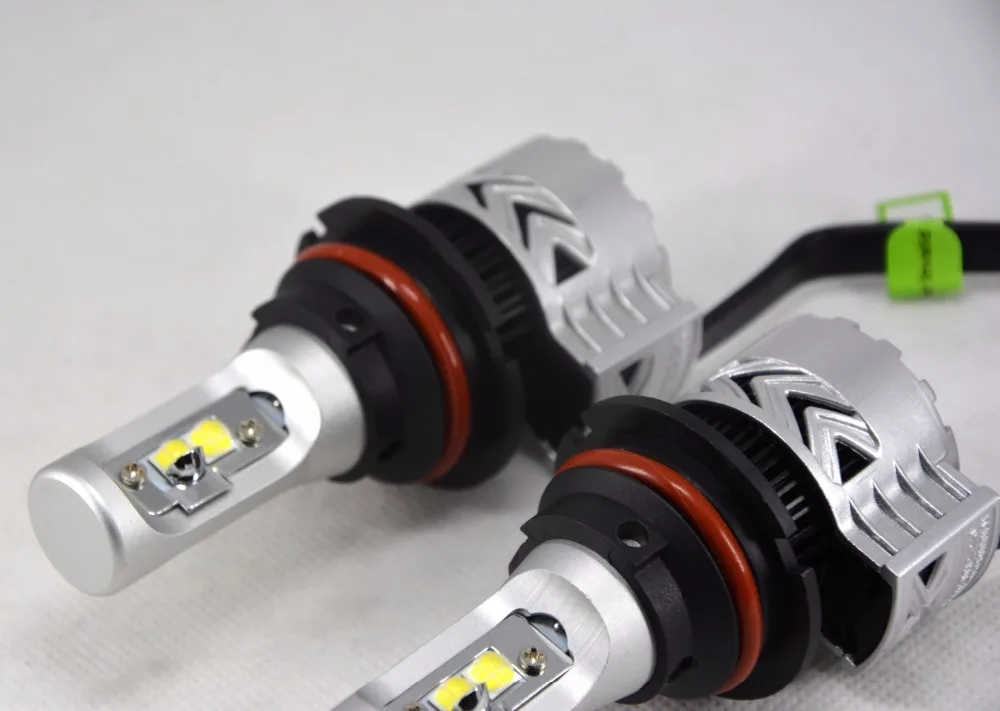 1 Комплект 9007 HB5 80 Вт 12000LM G8 светодиодный комплект фар XHP-50 8 светодиодный SMD чипы супер яркий 6000K Hi/Low двухлучевой скоростной вентилятор для вождения противотуманных фар