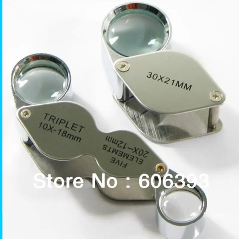 

30X+20X&10X Triplet Magnifier Jeweler Jewelry Eye Loupe