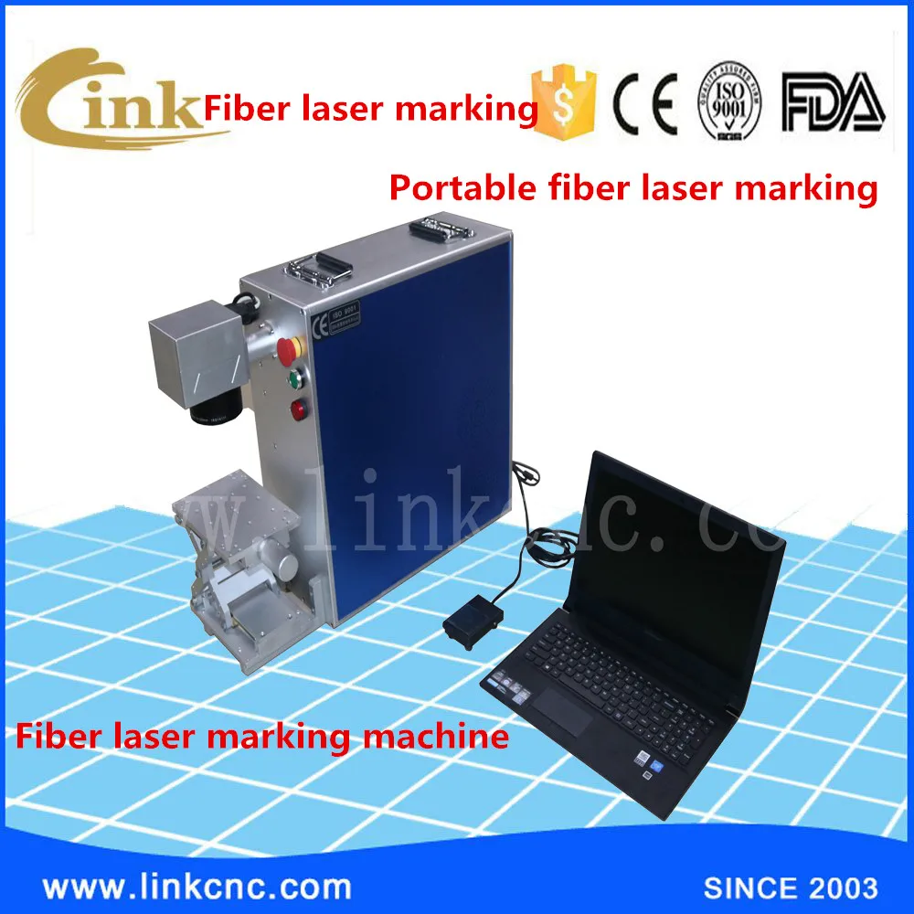 Эффективное 20 Вт волоконного лазера машина маркировки для СВЕТОДИОДНЫЕ