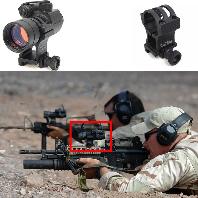 Элемент Softair M2 Weaver Rail Wilcox кронштейн для прицела Ring 30 мм крепление MK18 comp 20 планки