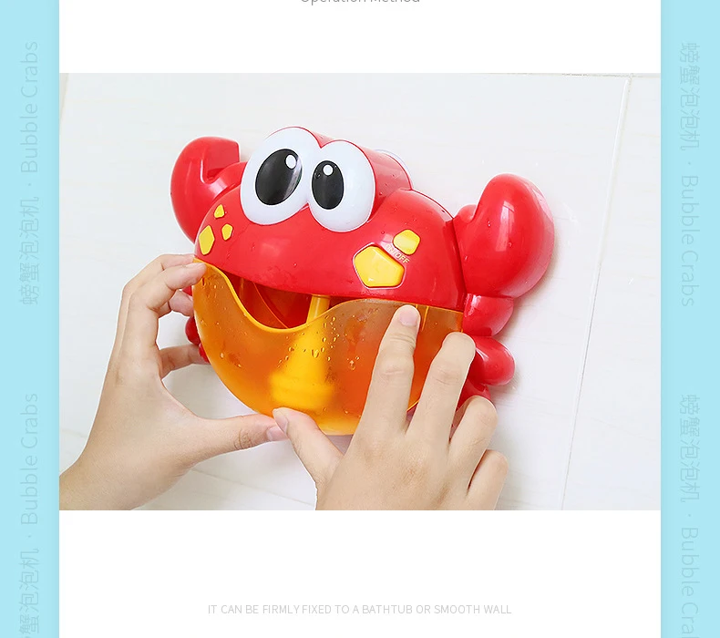 Bubble Crab Детские Игрушки для ванны Bubble Maker 12 Детские рифмы Ванна Пузырьковая машина для детского душа музыка детские водные игрушки