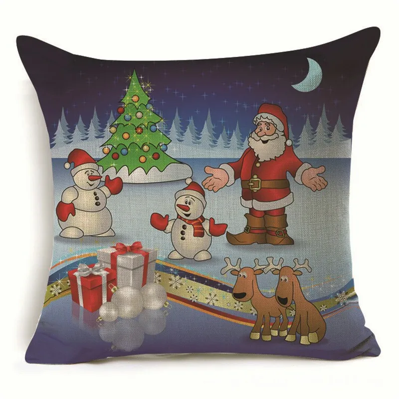 2020 New Year Christmas Decor For Home Adornos De Navidad Decoration Accessories Ornaments Cushion Cover | Дом и сад