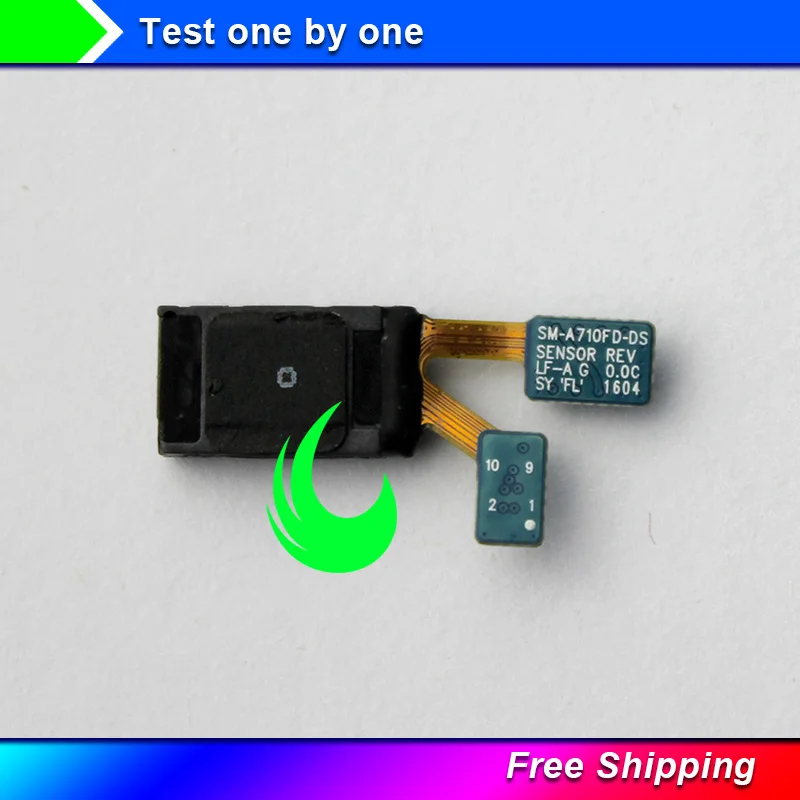 

1 шт. Оригинальный Для Samsung Galaxy A7 2016 A710 A710F SM-A710F Динамик гибкий кабель, сменная деталь, бесплатная доставка