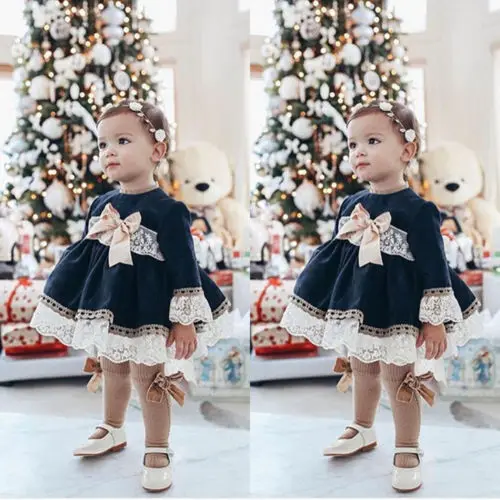 Fashion Kid Girl Summer Pageant Lace Dress | Детская одежда и обувь