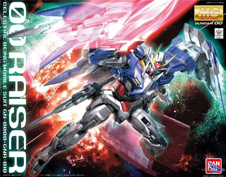 Bandai Gundam MG 1/100 00 Райзер ОО 00R мобильный костюм сборки модель Наборы фигурки