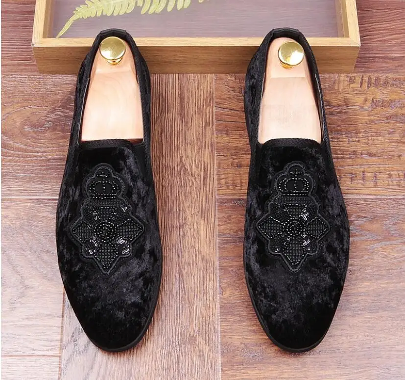 NEW Men Casual Suede Leather Loafers Black Red bottom Driving Shoes Moccasins Gommino Slip On zapatillas hombre - Цвет: style 2