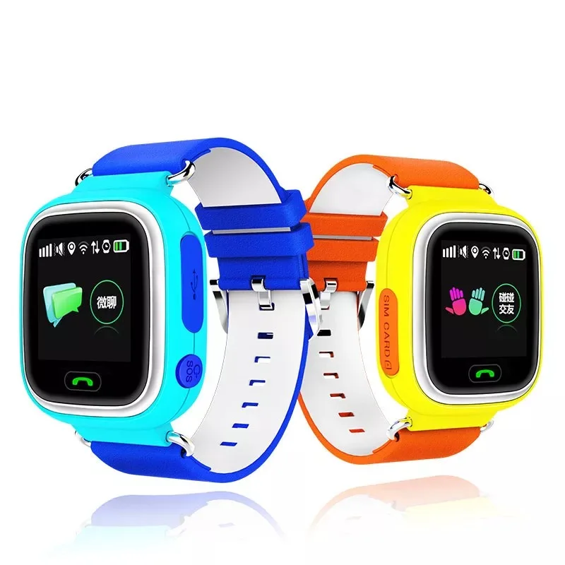 Svelte GPS Smart Watch Baby Q90 with Wifi Touch Screen SOS Call Location Tracker for Kid Safe Anti-Lost Monitor | Электроника