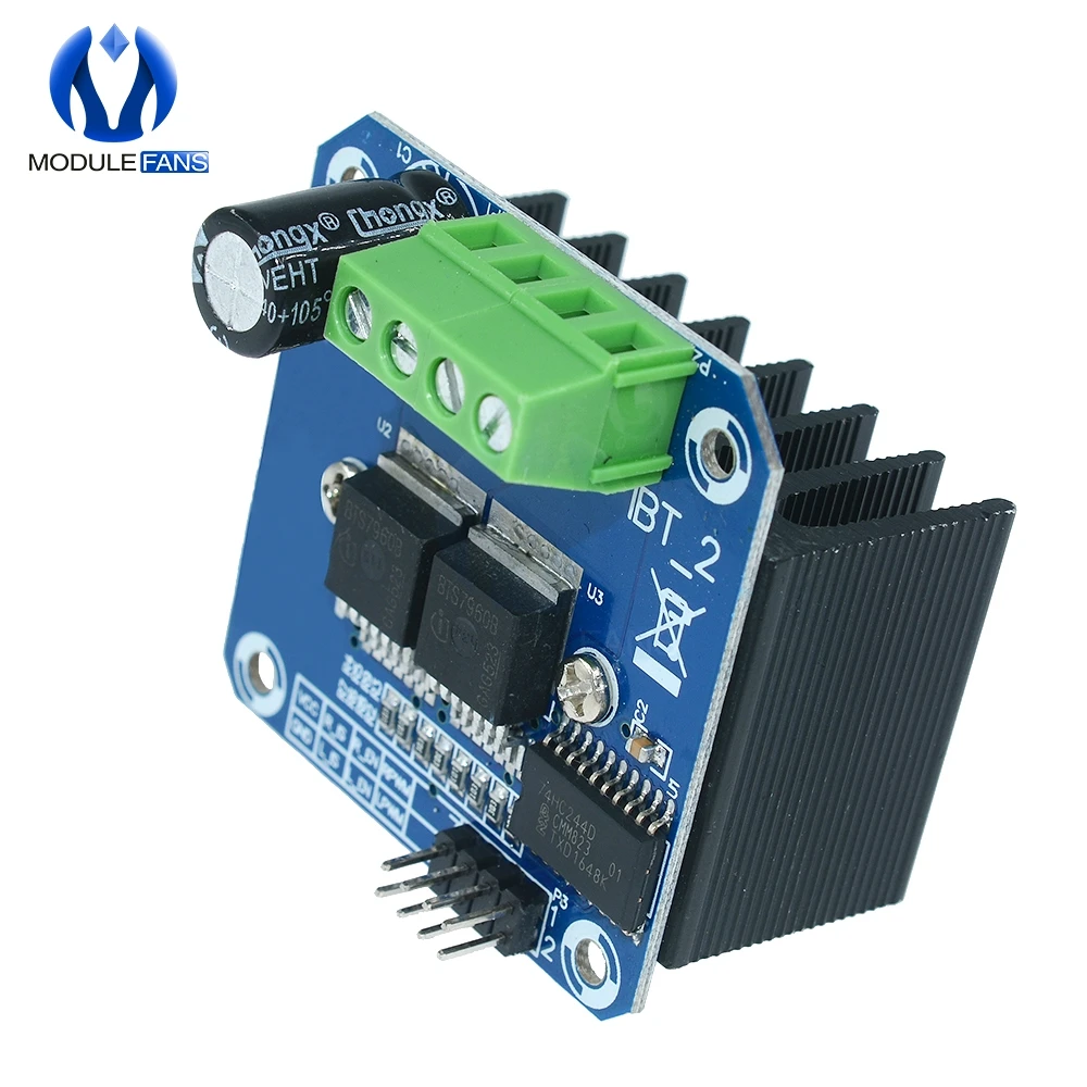 Модуль драйвера шагового двигателя BTS7960 B BTS7960B DC 43A H образный модуль ШИМ для Arduino