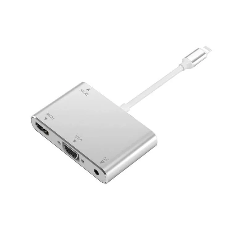 HDTV OTG кабель адаптер для Lightning 8Pin к HDMI VGA 3 5 мм Аудио Видео удлиняет Конвертеры| |