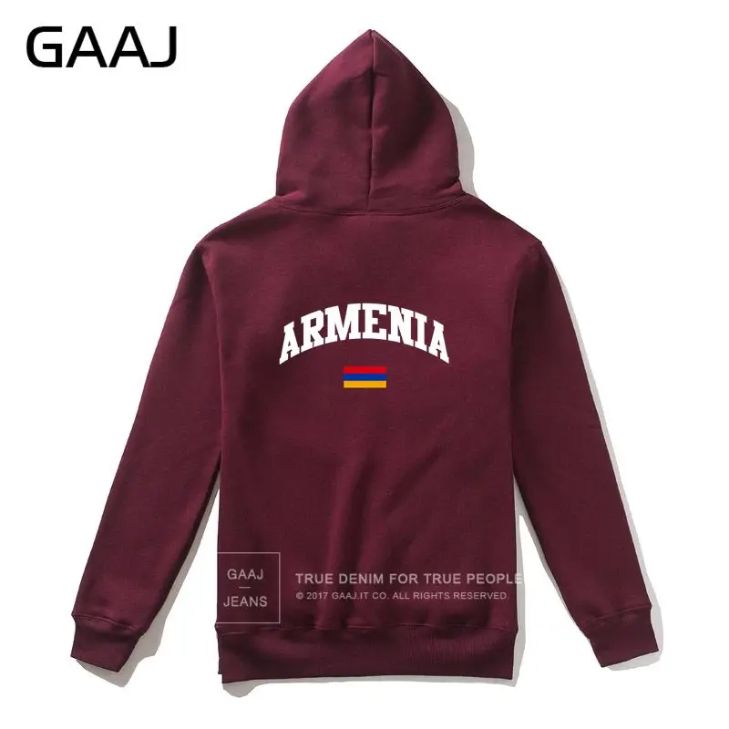 GAAJ Ar, мужская толстовка с флагом ia, женская брендовая мужская куртка, хлопковая толстовка, флисовая Мужская толстовка, Homme#77UO3 - Цвет: Wine With Zipper