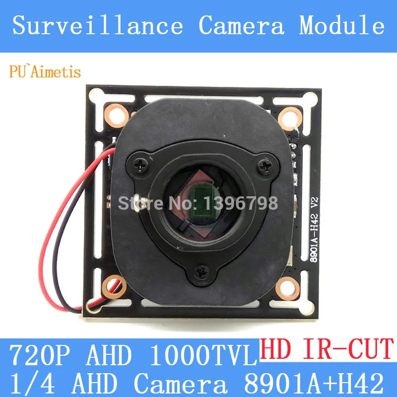 

PU`Aimetis HD AHD 1000TVL surveillance camera module 4in1 8901A+H42 PCB Board PAL/NTSC Optional+HD IR-CUT dual-filter switch