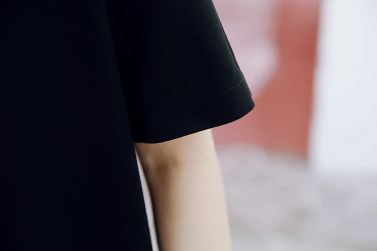 9115 свободное платье для беременных женщин с коротким рукавом и складками 100