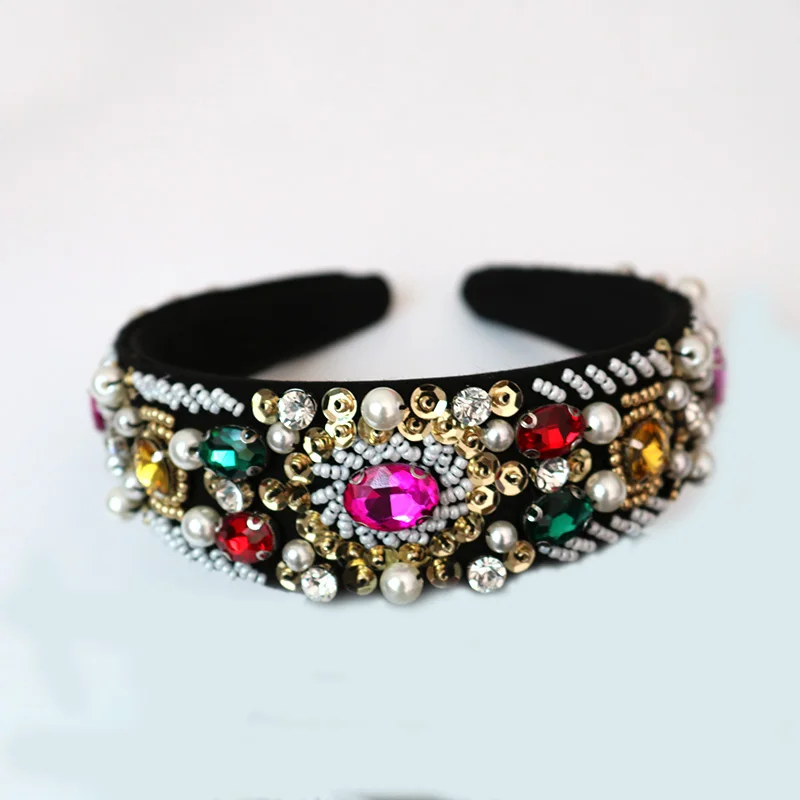 Новый Шарм шоу Ограниченная серия корона в стиле барокко полный бисер ручной