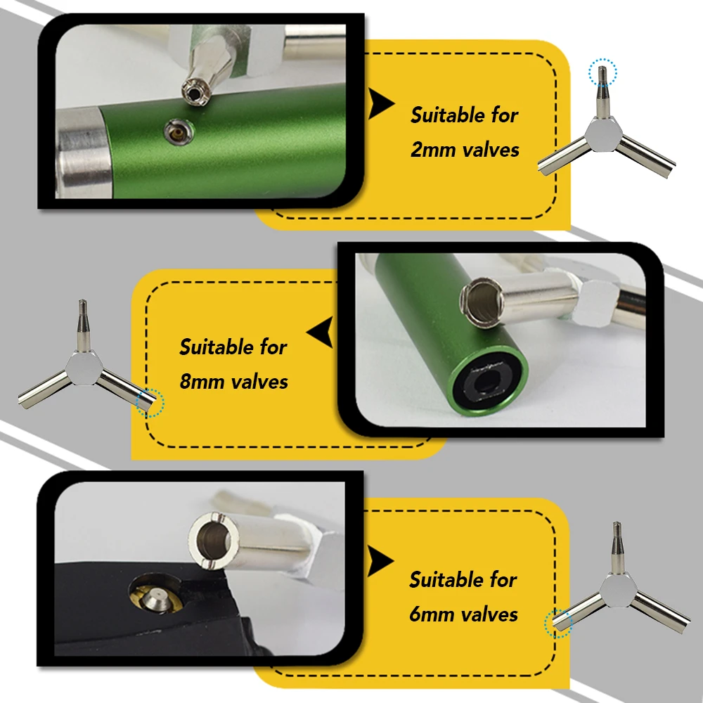 Открытый элемент из нержавеющей стали многофункциональный клапан ключ