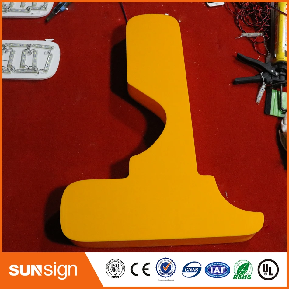 Пользовательские окна магазина рекламные буквы со светодиодной подсветкой|led light