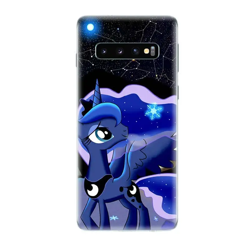 Модный силиконовый чехол для телефона My Little Pony samsung Galaxy S10E S10 S9 S8 Plus Note 9 8 S7 S6 Edge
